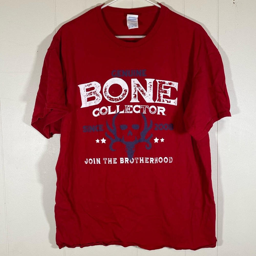 Men’s Bone Collector sine 2008 join the brotherhood Short Sleeve t shirt size XL